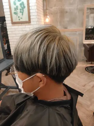 ショート カラー メンズ Success ショウヘイのヘアスタイル