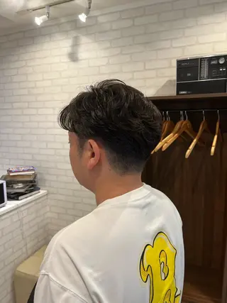 パーマ メンズ 阿部 うららのヘアスタイル