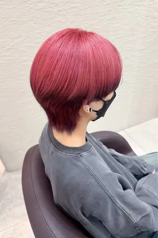 ショート カラー メンズ 川又 心那のヘアスタイル