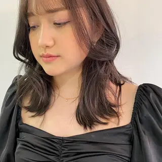 ミディアム yuu/髪質改善 カラー🌛のヘアスタイル