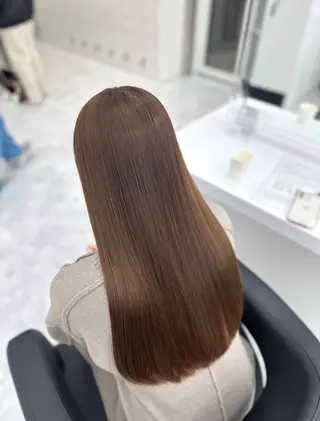 ロング カラー ヘアアレンジ 🦋艶出しワンカラー 🦋MASAKIのヘアスタイル