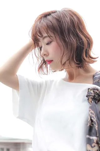 ミディアム Ash 店長 山下達也のヘアスタイル
