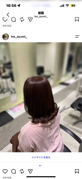 ミディアム Ayumi / Lee尼崎のヘアスタイル
