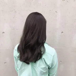 ロング カラー ヘアアレンジ 酸性縮毛矯正🧴韓国 レイヤー/髪質改善のヘアスタイル