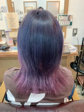セミロング カラー 💫 シュン💫のヘアスタイル