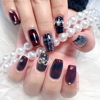 ネイル CC NaNa ワンホンネイル🌙Nのネイルデザイン