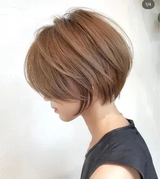 ショート カラー 髪質改善／縮毛矯正 関根青葉のヘアスタイル
