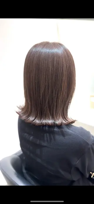 ミディアム 福井 莉帆のヘアスタイル