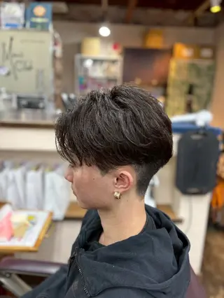 メンズ パーマ 古橋 瑞希のヘアスタイル