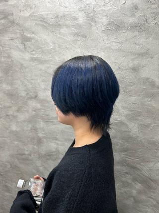 ショート カラー 酸性ストレート/ ボブ/暖色/リコのヘアスタイル