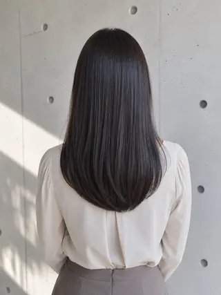 セミロング たまプラーザ駅 YAMATOのヘアスタイル