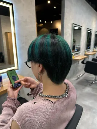 ショート カラー メンズ 札幌メンズ指名 No. 1/光👑のヘアスタイル