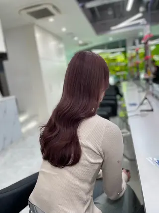 セミロング カラー 💜RIO/韓国風 寒色・暖色カラー💜のヘアスタイル