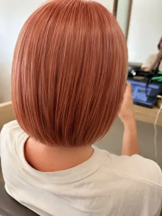セミロング カラー 久木原 ゆりのヘアスタイル