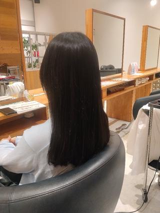 セミロング 合田 美空のヘアスタイル