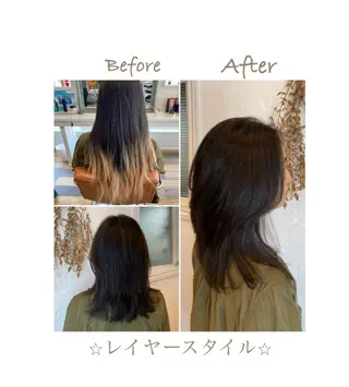 セミロング カラー パーマ ヘアアレンジ メンズ ネイル 豊橋美容院 ソンリエのヘアスタイル