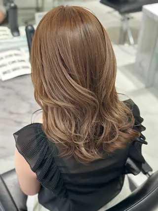 セミロング kanoka似合わせ ×垢抜けhair🩰のヘアスタイル