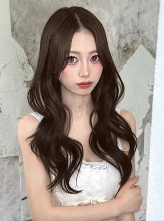 ロング カラー 韓国レイヤー/艶カラ ー/似合わせ/けんとのヘアスタイル