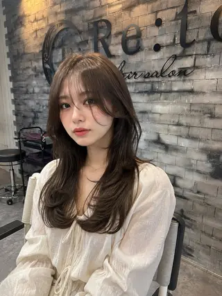 ロング 韓国レイヤー🩶🌙 Ryoseiのヘアスタイル