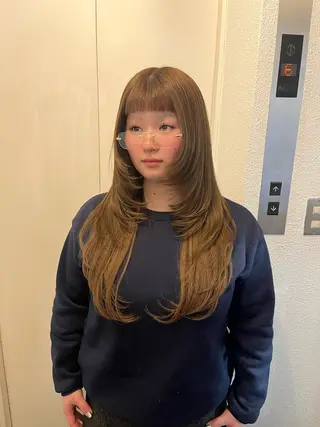 ロング sora / 渋谷 / ハイトーンのヘアスタイル