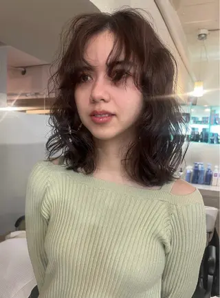 ミディアム カラー ヘアセット🌷カラー 🌷似合わせmaoのヘアスタイル