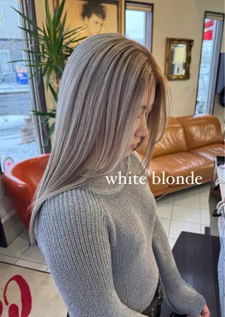 ロング カラー コレットヘアー 田中アヤノのヘアスタイル