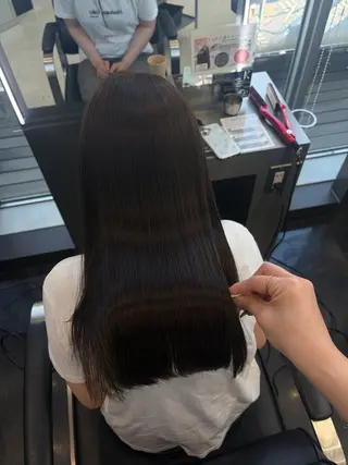 セミロング カラー パーマ ヘアアレンジ 髪質改善/艶髪 /SARA💕のヘアスタイル