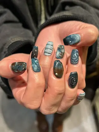 ネイル mira☼ 𐦍 ☼ nailのネイルデザイン