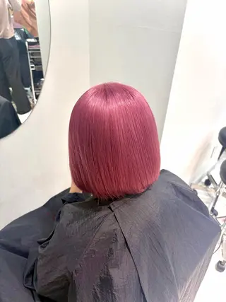 ショート カラー ヘアアレンジ 🩶【推しハイトーン 】yuzu🩶のヘアスタイル