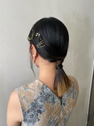 ヘアアレンジ フレンチボブパーマ Yuukiのヘアスタイル