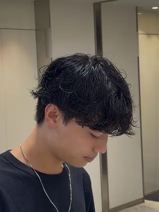 ショート パーマ メンズ 🐉メンズ特化 銀座/Ren🍜のヘアスタイル