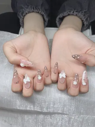 ネイル Lee Nails チップ長さだし専門店のネイルデザイン