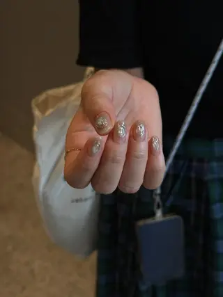 ショート カラー パーマ ヘアアレンジ メンズ キッズ ネイル マツエク・マツパ アイブロウ ar. harajukuのネイルデザイン