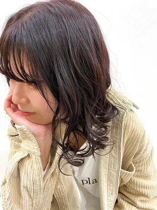 ミディアム パーマ 大塚斗真(カ ットモデル募集🙌)のヘアスタイル
