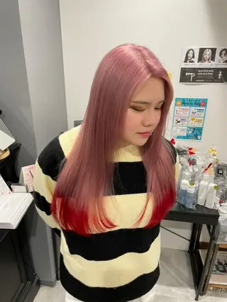 カラー ⭐️ はづき⭐️のヘアスタイル