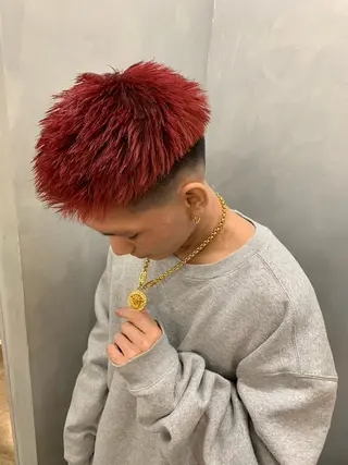 カラー 重松 丈博のヘアスタイル