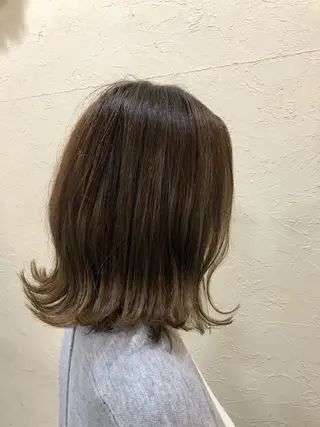 ミディアム 美髪・透明感カラー 西川仁弥のヘアスタイル