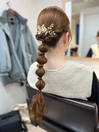 ヘアアレンジ 似合わせヘアメイク 💐オダギリチアキのヘアスタイル