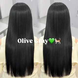 ロング カラー coco ウナのヘアスタイル