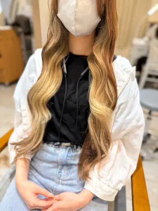 ロング パーマモデル 募集中💍渡邉のヘアスタイル