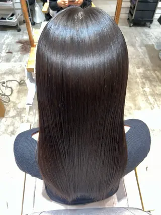 ロング 髪質改善美容師 大森勝馬のヘアスタイル
