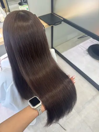 カラー Rena/韓国 /ワンホンヘアのヘアスタイル