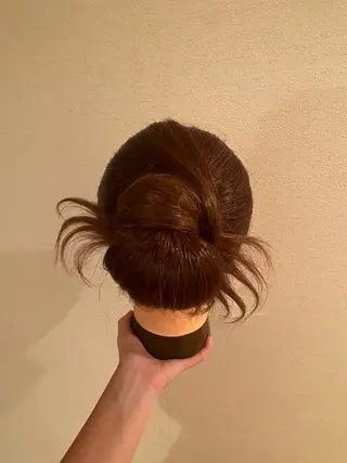 セミロング ヘアアレンジ MAIKA/ 茅ヶ崎のヘアスタイル