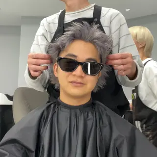 ショート カラー メンズ 新宿メンズ特化🥇 店長JUKIYAのヘアスタイル