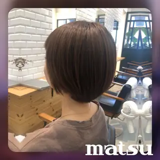 ショート MATSU 🌟個性派カラーのヘアスタイル