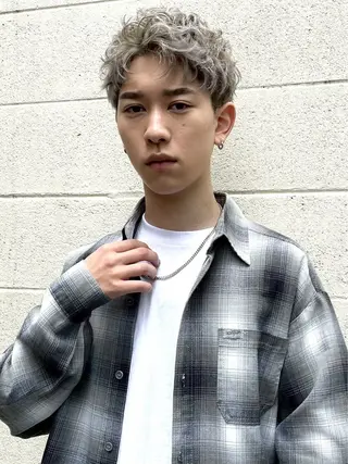 ショート mens.salon hackのヘアスタイル