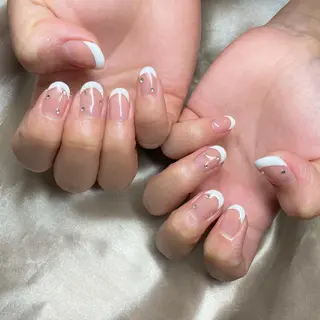 ミディアム カラー パーマ ヘアアレンジ メンズ キッズ ネイル マツエク・マツパ el. by Aoのネイルデザイン