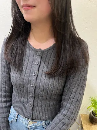 セミロング ♡田口 結彩♡のヘアスタイル