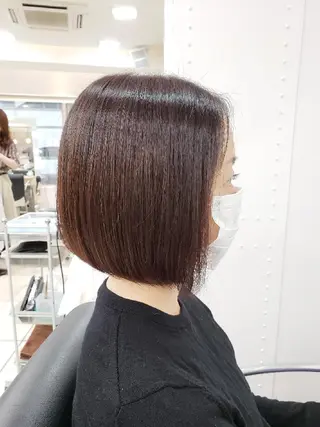カラー ショート ボブ・ロブ 福田 泰久✂️✨のヘアスタイル