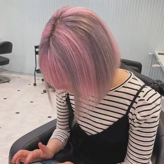 ミディアム カラー 【美髪矯正/絹髪】 🎀hinano🎀のヘアスタイル